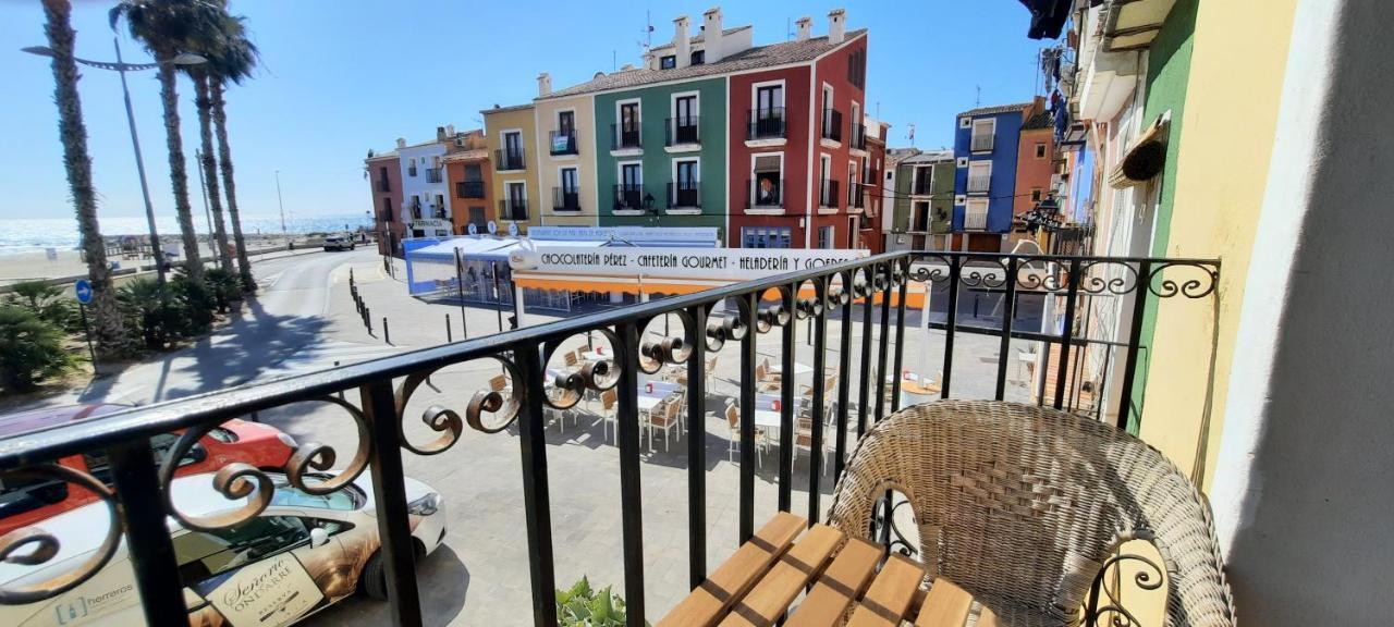 Ar28-1, Coqueto Apartamento En Primera Linea De Playa Villajoyosa Eksteriør billede