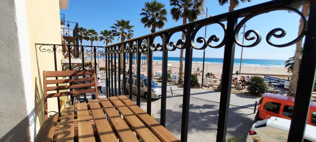 Ar28-1, Coqueto Apartamento En Primera Linea De Playa Villajoyosa Eksteriør billede