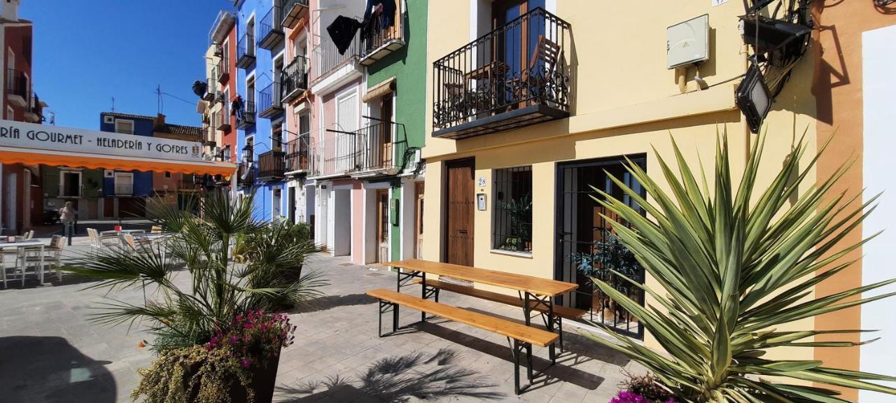 Ar28-1, Coqueto Apartamento En Primera Linea De Playa Villajoyosa Eksteriør billede